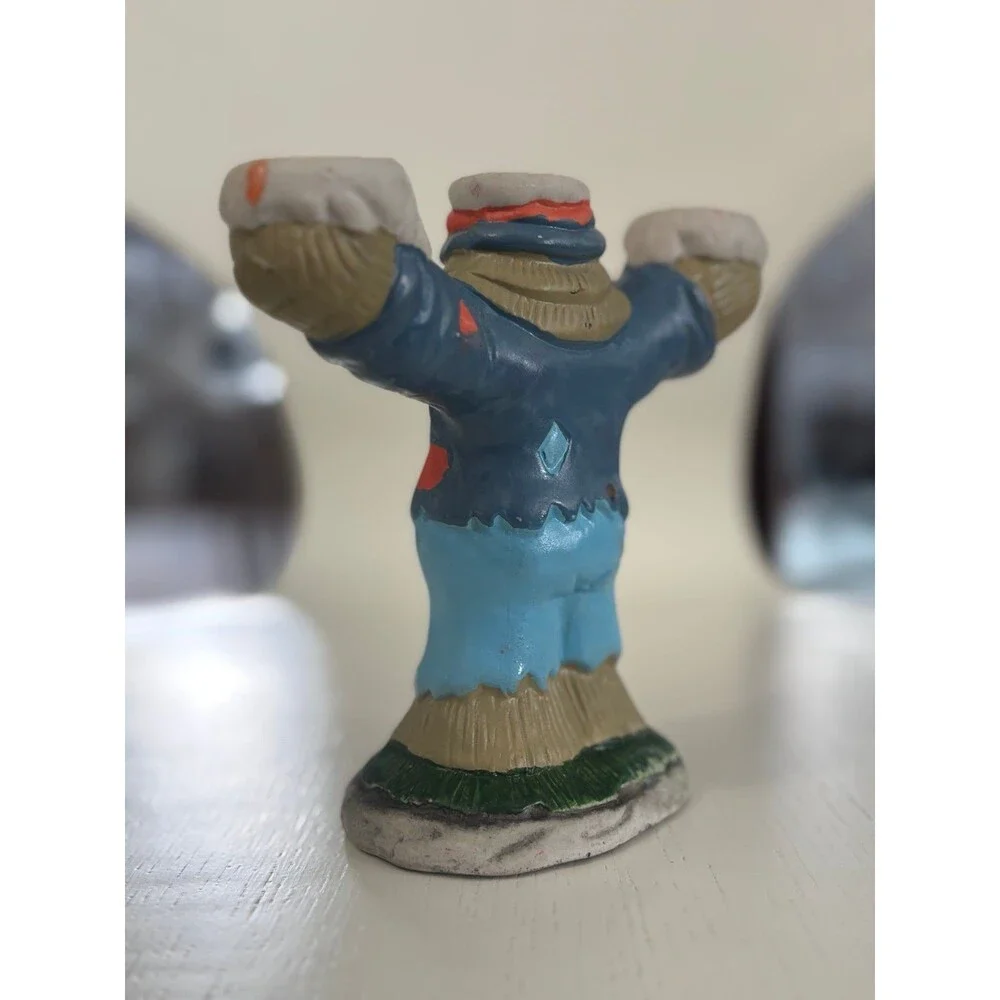 Vintage Scarecrow Candelabra
